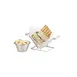 GET 4-89444 Stainless Steel Condiment Cup, 6 Oz Capacity, 4" Dia. x 2-1/4" H, Servingware Accessory 1 image