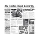GET 4-TN1000 Food-Safe London Newsprint Liner, 12" X 12", Paper, White 1 image