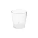 GET 6609-1-CL Clear Textured Tumbler, 9 Oz, 3-3/16" x 3-1/4"H, SAN, BPA Free, NSF - 1 Dozen 1 image