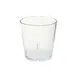 GET 6610-1-6-CL Juice Tumbler, 10 Oz. Clear Textured SAN, 3-5/16" Dia x 3-3/8" H, BPA Free, 1 Dozen 1 image