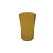 GET 6695-1-A Amber Tumbler, 9-1/2 Oz, 2-13/16" Dia. X 4-1/4"H, Textured, SAN, BPA Free - 1 Dozen 1 image