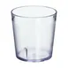 GET 6699-C Clear Plastic Tumbler, 9 Ounce Capacity, Textured Finish, Reusable Design - 1 Dozen 1 image