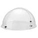GET 8175020 Frilich Unison Dome Cover, 15‑3/4" x 8" Plastic, Roll‑Top, Hinged, Stainless Knob 1 image