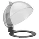 GET 8177020 Frilich Unison Buffet Dome, 12" Dia x 12-1/5" H, Hinged Cover with Handle and Hood 1 image