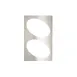 GET 82723A6 Tile Insert, 20-13/16" x 12.75" Stainless Steel with Oval Cut‑Outs – Tabletop Serving 1 image