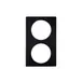 GET 82726A7 Bugambilia Tile, 20-13/16" x 12-3/4" Stainless Steel with Two Large Round Cut‑Outs 1 image