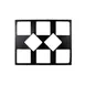 GET 82736B9 Bugambilia Double Tile Insert, 21-11/16" x 26-1/2", Stainless Steel, Square Cut‑Outs 1 image