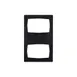 GET 82740B21 Tile, 21-11/16" X 13.25", Stainless Steel, Two Narrow Rectangular Cut-Outs 1 image