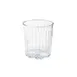 GET 8809-1-CL Spektrum Rocks 9 Oz. Clear Textured SAN Tumbler 3-1/8" Dia. x 3-3/8" H - Dozen 1 image