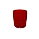 GET 9909-1-R Bahama Rock Tumbler, 9 Oz., 3-1/4" Dia. x 3-1/2" H, Red SAN, BPA‑Free NSF - Dozen 1 image