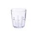 GET 9912-1-BL Bahama Double Rock Tumbler, 12 Oz, 3-1/2" Dia x 4" H, Blue, Smooth, SAN, 1 Dozen 1 image