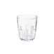 GET 9912-1-CL Bahama Double Rock Tumbler 12 Oz 3-1/2" Dia x 4" H Clear SAN BPA Free NSF - Dozen 1 image