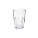 GET 9914-1-CL Bahama Double Rock Tumbler, 14 Oz, Clear Smooth SAN, 3-7/16" Dia. x 5" H, 1 Dozen 1 image