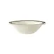 GET B-127-CA Cambridge Bowl, 7-1/4" Dia x 1-3/4" H, 12‑15 Oz, White Gray Rim, Melamine - Dozen 1 image