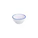 GET B-140-W/CB Enamelware Bowl, 5.25" , 16‑19 oz, White, Melamine, BPA‑Free - 1 Dozen 1 image