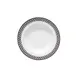 GET B-1611-X Diamond Chexers™ Bowl – 16‑19 oz, 11‑1/4" Dia x 1‑3/4" H, Black Rim, Melamine - 1 Dozen 1 image