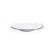 GET B-220-W/BK Settlement Bistro Bowl, 11", 28‑32 Oz White Black Trim Melamine - Dozen 1 image