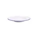 GET B-220-W/CB Bowl, 11" X 1-1/4", 28‑32 Oz, White With Cobalt Blue Trim, Melamine, Safe - 1 Dozen 1 image