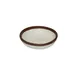 GET B-35-CRM Ramekin, 2 oz, 3-1/2" Dia x 1" H, Melamine, Beige with Brown Trim - Dozen 1 image