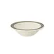 GET B-454-CA Diamond Cambridge Bowl, 4‑3/4" Dia, 4‑1/2 Oz, Melamine White/Gray, BPA‑Free, Dozen 1 image