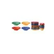 GET B-454-MIX Mardi Gras Bowl, 4-1/2 Oz., 4-3/4" Dia x 1-1/4" H, Melamine, Mix Pack of 4 - 1 Dozen 1 image