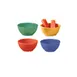 GET B-525-MIX Mardi Gras™ Bowl, 5-1/4" Dia x 2-1/2" H, 16 Oz, Melamine, Color Mix - 1 Dozen 1 image