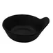 GET B-70-BK Nara Soup/Appetizer Bowl 7 Oz., 4-1/2" Dia. x 1-1/2" H Black Melamine, BPA Free - Dozen 1 image