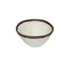 GET B-81-CRM Side Salad/Soup Bowl, 5" Dia x 2" H, 8 oz, Beige Melamine, Dishwasher Safe - 1 Dozen 1 image