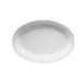 GET B106OV-W Plate, 10" x 6-3/4" x 7/8"H, Oval White Melamine, Break/Chip/Stain/Scratch Resistant 1 image