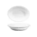GET B107OV-W Elite Global Solutions Bowl, 32 Oz., 10-1/4" x 7-3/8" x 2-1/4", Oval, Melamine, White 1 image
