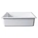 GET B12125-W Food Pan, 12-3/4" x 10-3/8" x 3-3/4", 1/2 Size, White Melamine, BPA Free, Dishwasher Safe 1 image