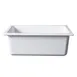 GET B14106-W Food Pan, 1/4 Size, 10-3/8" x 6-3/8" x 3-3/4" H, White Melamine, Dishwasher Safe 1 image