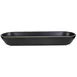 GET B247200-GLDB Bowl, 97 Oz., 20-1/8"L x 5-7/8"W x 3"H, Oval Melamine, Black with Gold Rim 1 image