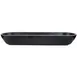 GET B247200-SLVB Elite Bowl, 97 Oz., 20-1/8"L x 5-7/8"W x 3"H, Oval, Melamine, Black Silver Rim 1 image