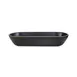 GET B248152-GLDB Bowl, 70 Oz, 15‑1/8"L × 5‑7/8"W × 3"H, Oval Melamine, Black with Gold Rim 1 image