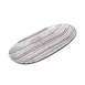 GET B396110-SDW Elite Global Solutions Oval Plate, 11" W x 5-1/4" D x 1" H, White, Melamine 1 image