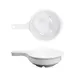 GET B514SB-W Elite Global Solutions Bowl, 12 Oz, 5-1/4" Dia. X 2"H, Round, Melamine, White 1 image