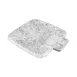 GET B524105-BBM Chip & Dip Plate, 11" Round, 2 Compartment, Black Marble, Melamine, BPA Free 1 image