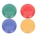 GET B714PL-MIX Platter, 7-1/4" Dia. x 5/8"H Round Melamine, Assorted Colors - Case 1 image