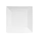 GET B8SQ-W Elite Global Solutions 8" x 1" Square Coupe Melamine Plate, White, Break/Chip Resistant 1 image