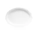 GET B913OV-W Oval Melamine Serving Platter, 13-1/4" x 9-5/8" x 1-1/8", White, BPA Free, Dishwasher Safe 1 image
