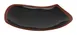 GET BAL110 Cheforward Leaf Platter, 10" Black & Matte Terra Cotta Melamine, Dishwasher Safe 1 image