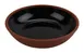 GET BAL113 Cheforward Balance Bowl, 32 Oz, 7‑4/5" Dia., Round, Melamine, Black/Matte Terra Cotta 1 image