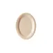 GET BAM-1950 Oval Platter, 9-3/4" L x 7-1/4" W, Beige Bamboo Melamine, BPA-Free - 1 Dozen 1 image