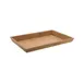 GET BAMTRY-01 Clipper Mill Display Tray, Rectangular, 18" x 12" x 2", Bamboo Woodgrain 1 image