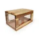 GET BB-SQ-7-UR Urban Renewal Bread Box, 12-1/4" W x 6" D x 6" H, Stackable, Drawer Rustic Finish - Set 1 image