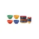 GET BC-170-MIX Diamond Mardi Gras™ Bouillon Cup, 8 Oz, Melamine, Colors, 4-1/2" Dia x 2-1/4" H 1 Dozen 1 image