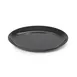 GET BF-1050-BK Settlement Dinner Plate, 10½" Round Coupe Melamine Black - 1 Dozen 1 image