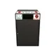 GET BIN-1-BK - 40-60 Gallon Trash Can, 27"L x 29"W x 40"H Steel Black, Lock Door, 11"W x 5"H Opening 1 image