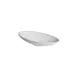 GET BO204CH - Bugambilia Oval Dish, 44 oz, 16-15/16" x 9" x 5.5" Resin‑Coated Aluminum, Chocolate 1 image